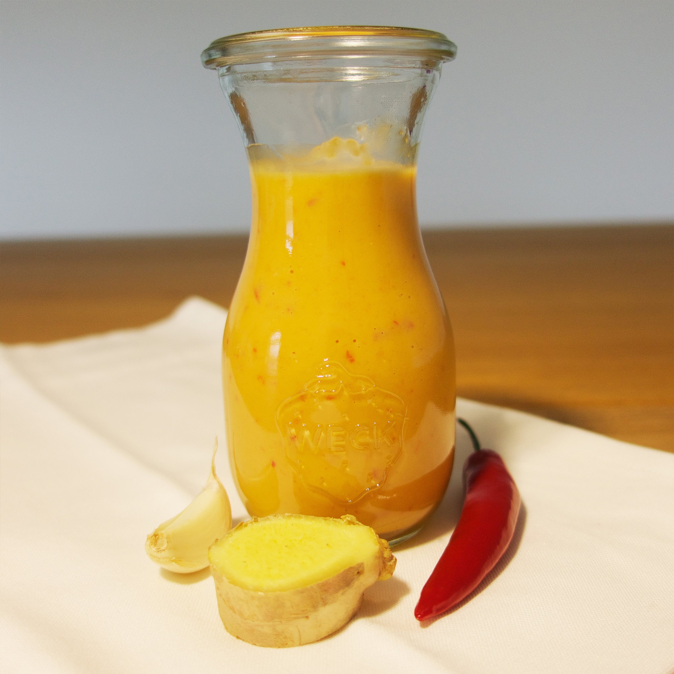 Ingefärs- & Chilidressing